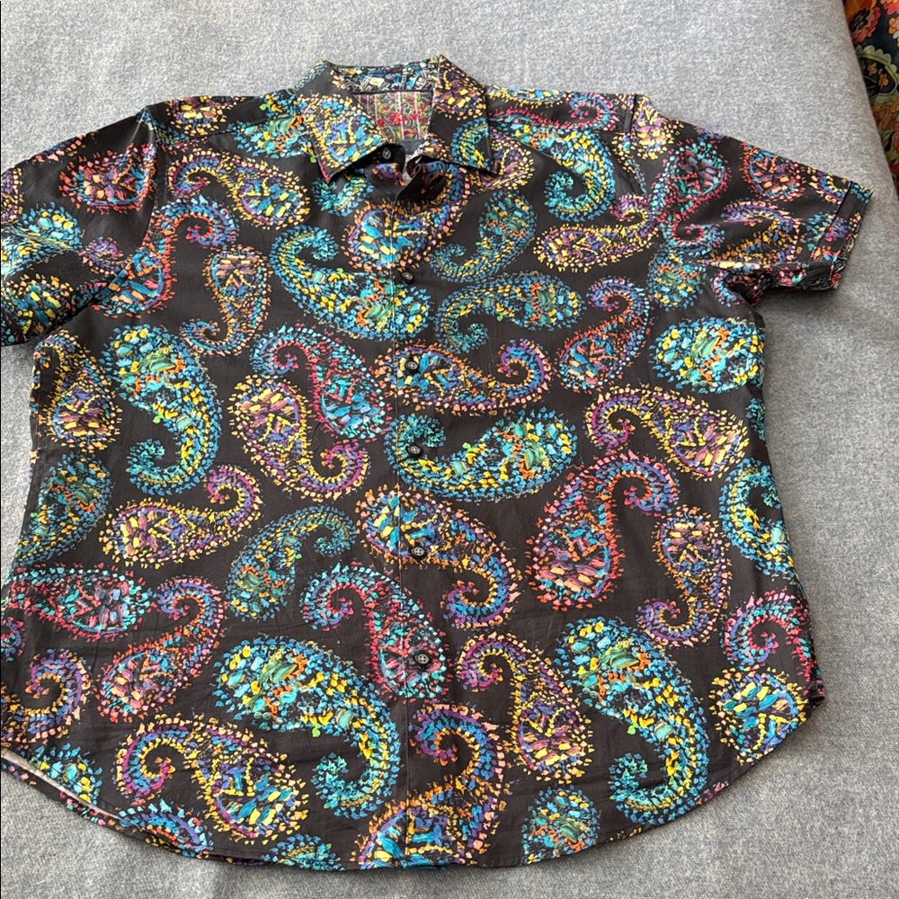 Robert Graham Multicolor Paisley Men's Shirt